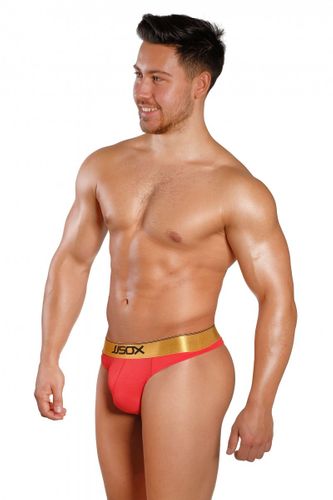 Stringi męskie JJSOX Neon Red L na Arena.pl