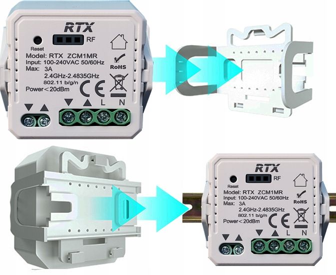 RTX Moduł Sterownik Rolet TUYA ZigBee TUYA DOPUSZKOWY zdjęcie 6