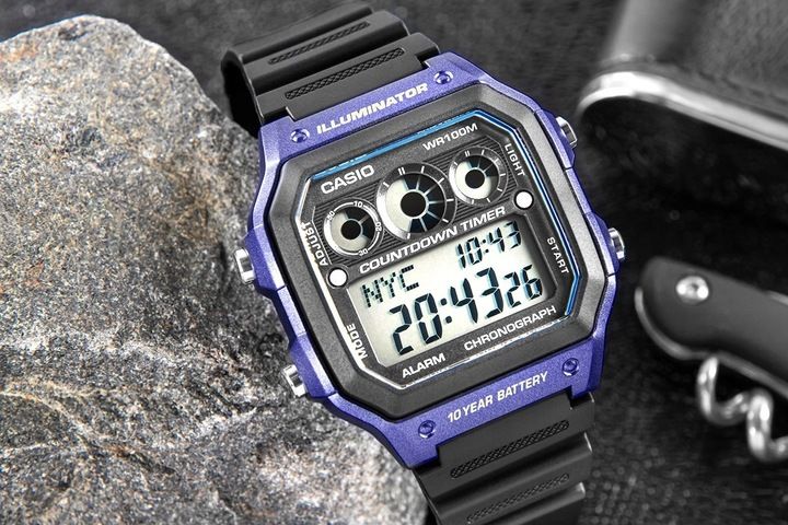 Zegarek Męski CASIO AE-1300WH-2AVDF zdjęcie 5