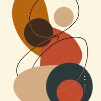 Plakat 50x50cm Geometria Harmonii