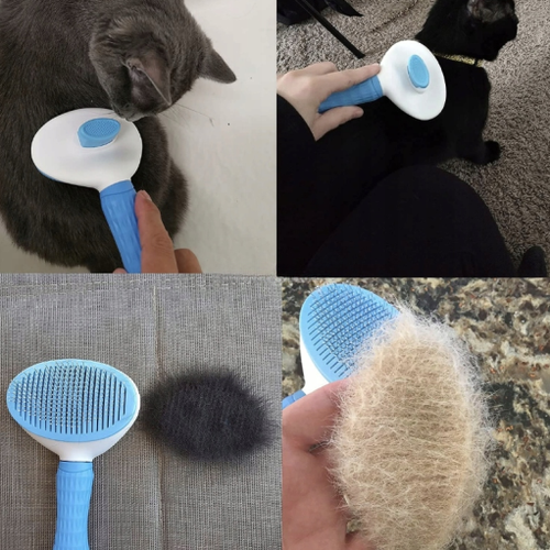 Szczotka do sierści dla psa NIEBIESKA na Arena.pl