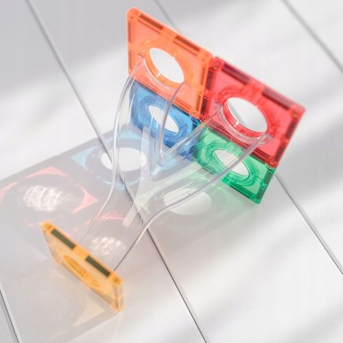 Connetix: klocki magnetyczne tor kulkowy kulodrom Ball Runn 92 elementy na Arena.pl