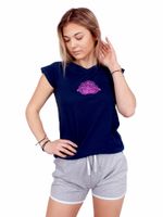 Spodenki szorty damskie sportowe szare melanżowe S YOCLUB