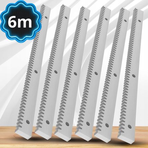 6m LISTWA ZĘBATA STALOWA 8mm metalowa do napędu bramy + tuleje, śruby na Arena.pl