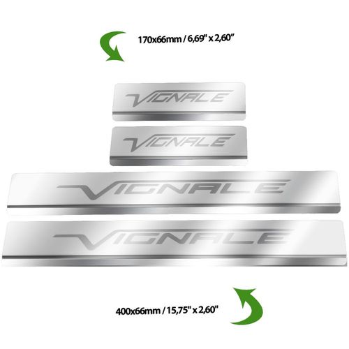 Listwa progowa FORD EDGE MK2 VIGNALE EDGE Stal nierdzewna 304 połysk 4szt na Arena.pl