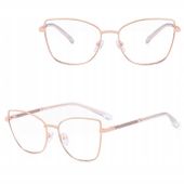 SOLIDNE Damskie Okulary Zerówki do KOMPUTERA Blue Light OPRAWKI Teleskopy