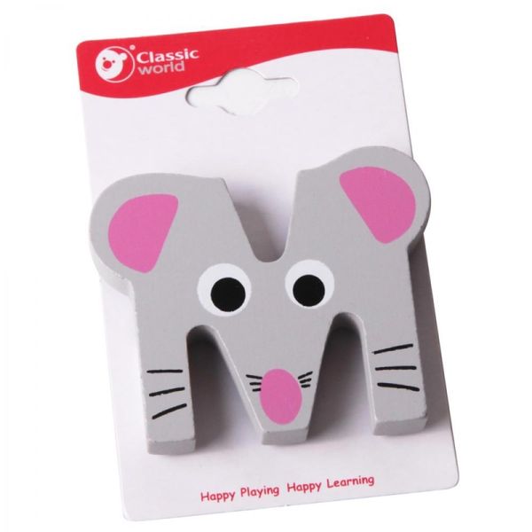 CLASSIC WORLD Wooden Letter M zdjęcie 1