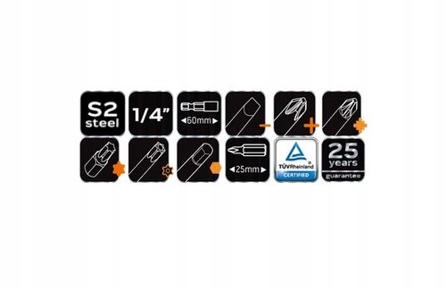 KOŃCÓWKI WKRĘTAKOWE BITY TORX IMBUS x99 NEO 06-104 na Arena.pl