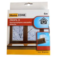 Uszczelka do Okien Samoprzylepna 6m Profil D Brąz