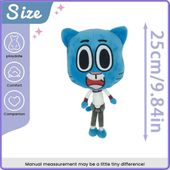 25cm Miniko Cartoon Niesamowity świat Gumballa Darwin Anais Pluszowe zabawk