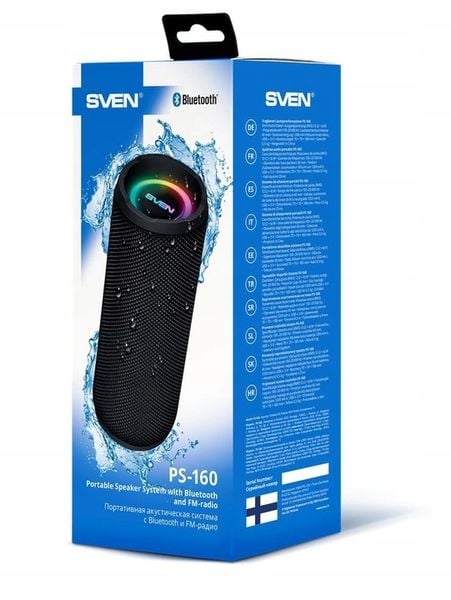 SVEN PS-160 bezprzewodowy głośnik BLUETOOTH IPx5 zdjęcie 6