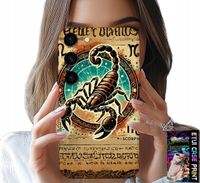 ETUI DO SAMSUNG GALAXY S23 - SKORPION ZNAK ZODIAKU ASTRONOMIA + FOLIA