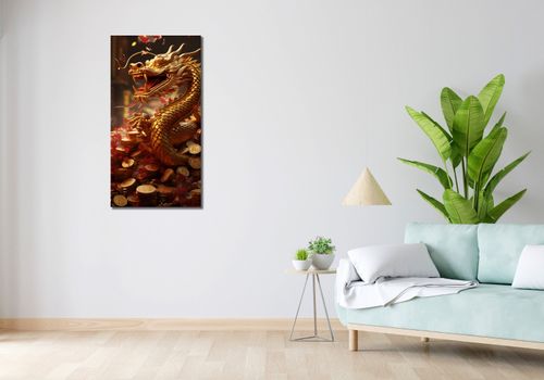 Obraz 50x100cm Smok Bogactwa na Arena.pl