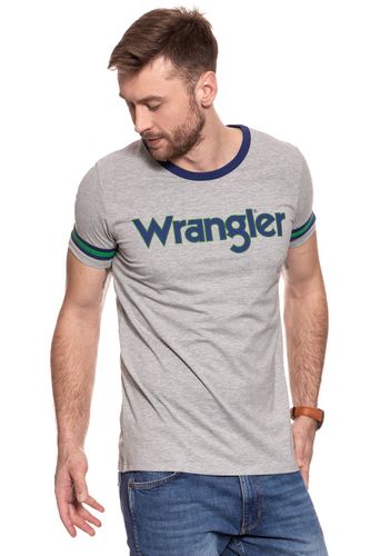 WRANGLER INSERT LOGO T MID GREY MEL W7B28FK37 L na Arena.pl