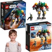KLOCKI LEGO STAR WARS MECH FIGURKA BOBY FETTA PREZENT DLA 6,7,8 LATKA