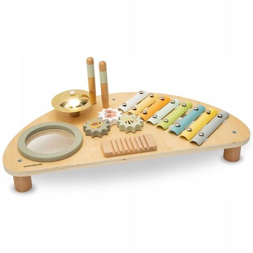 Drewniane Centrum Muzyczne dla Dzieci - Stolik Edukacyjny Eko Instrumenty na Arena.pl