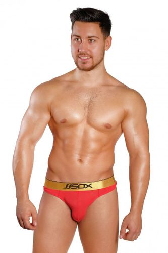 Stringi męskie JJSOX Neon Red L na Arena.pl