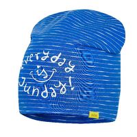 Broel Leandro czapka bawełniana dla chłopca na wiosnę chaber 46-48