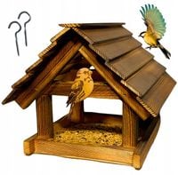 Karmnik Dla Ptaków Duży Na Prezent PREMIUM XXL Budka Ozdoba Ogrodu +