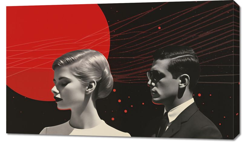 Obraz 100x60cm Futurystyczne Retro Szykany zdjęcie 1