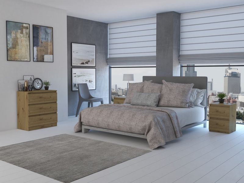 SZAFKA NOCNA MALWA M2 - DĄB ARTISAN zdjęcie 4