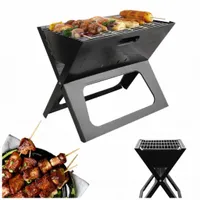 GRILL WĘGLOWY OGRODOWY PRZENOŚNY SKŁADANY WALIZKA