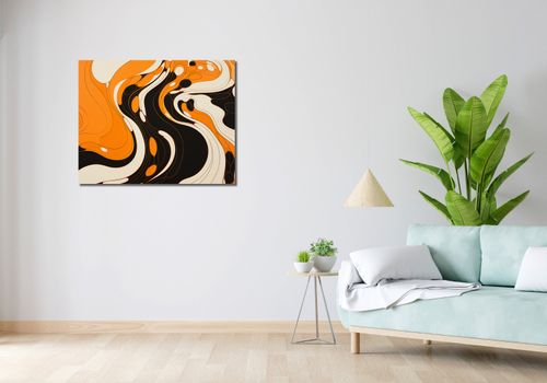 Obraz 90x70cm Tańczący Atrament na Arena.pl