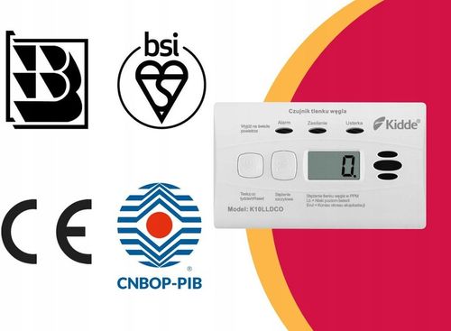 Czujnik detektor tlenek węgla (CO) Czad K10LLDCO Kidde na Arena.pl