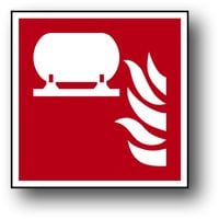 ZP-11 ZNAK 15x15 PPOŻ. STAŁA INSTALACJA GAŚNICZA
