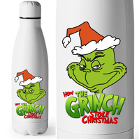 Termos - Butelka Termiczna - Grinch - Świąt nie będzie!