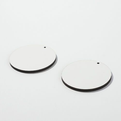 Kolczyki z MDF-u do sublimacji - duże koło na Arena.pl