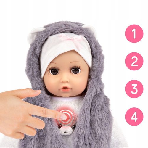 LALKA BOBAS INTERAKTYWNA MÓWI ŚMIEJE SIĘ PŁACZE UBRANKA SMOCZEK KINDERPLAY na Arena.pl