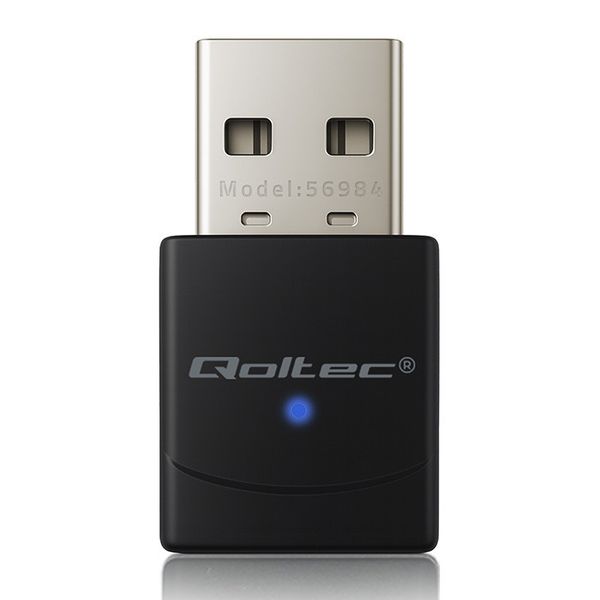Qoltec Mini Adapter WiFi 6 AX 900Mbps USB Bluetooth 5.4 zdjęcie 7