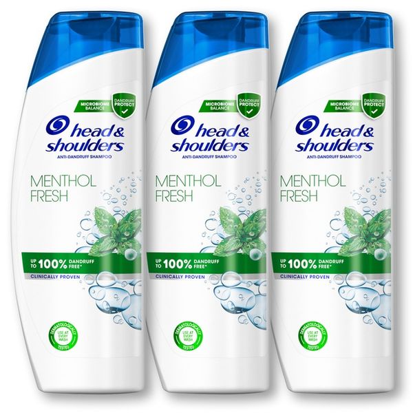 Head&Shoulders Menthol szampon do włosów 3x400 zdjęcie 1