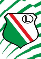 Opłatek na tort Legia Warszawa Proporzec Herb Piłka Nożna Klub Format A4