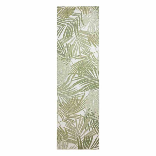 RUG/LU/VINEA/PALMS/CREAM+GREEN/70x300 zdjęcie 1