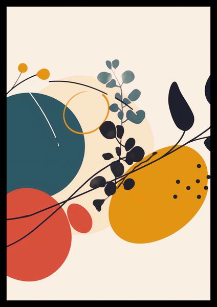 Plakat 68x98cm Kolaż Przyrody zdjęcie 2