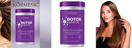 Maska do włosów z KERATYNĄ KOLAGENEM - Keratin Kormesic 1000 ml na Arena.pl