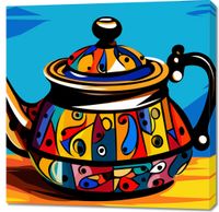 Obraz 90x90cm Może Herbatki?