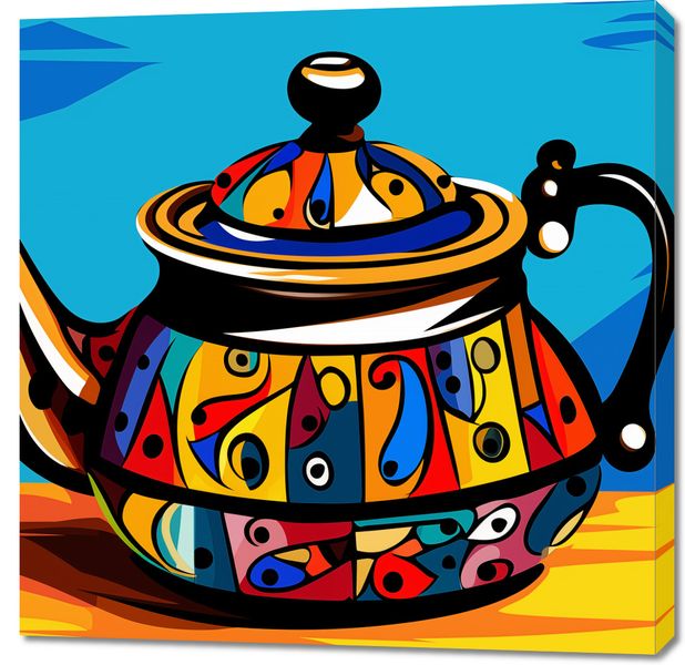 Obraz 90x90cm Może Herbatki? zdjęcie 1