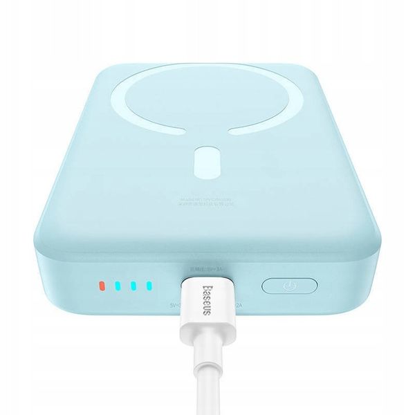 Powerbank mini Baseus 10000mAh 30W (niebieski) zdjęcie 4