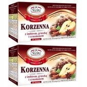 Malwa Herbatka ziołowo-owocowa korzenna z imbirem gruszką i cynamonem  x 2