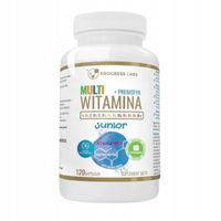 PROGRESS LABS MULTIWITAMINA JUNIOR PREBIOTYK 120k