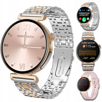 SMARTWATCH ZEGAREK DAMSKI EKG GLUKOZA CIŚNIENIE ROZMOWY SMART WATCH MENU PL