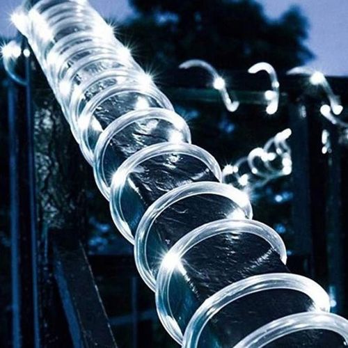 PIĘKNY JASNY WĄŻ ŚWIETLNY Z BROKATEM LED LAMPKI OZDOBNE CHOINKOWE 10M ZEW. na Arena.pl