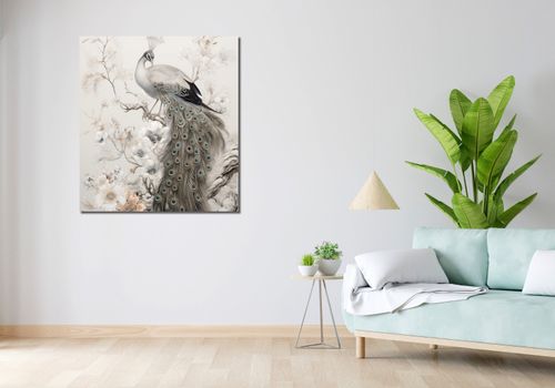 Obraz 90x100cm Pawia Gracja na Arena.pl