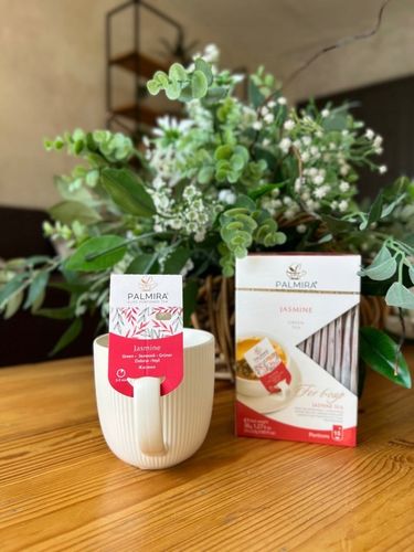 Herbata zielona liścasta deluxe z kwiatami jaśminu Palmira 15 saszetek na Arena.pl