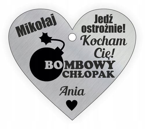 Zawieszka BRELOK do AUTA samochodu na prezent na Arena.pl