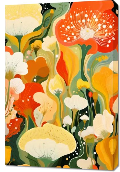 Obraz 60x90cm Kwiatowy Raj zdjęcie 1