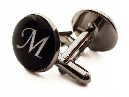 Spinki do Mankietów Koszuli z Inicjałami do Ślubu Ślub Inicjały na Arena.pl